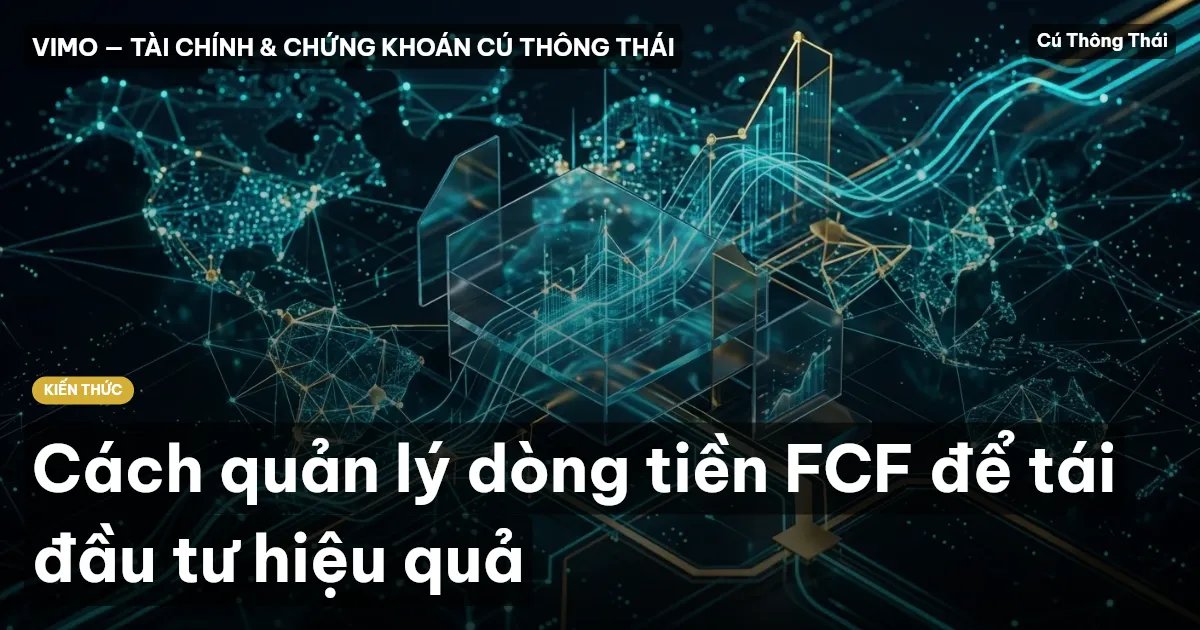 Cách quản lý dòng tiền FCF để tái đầu tư hiệu quả