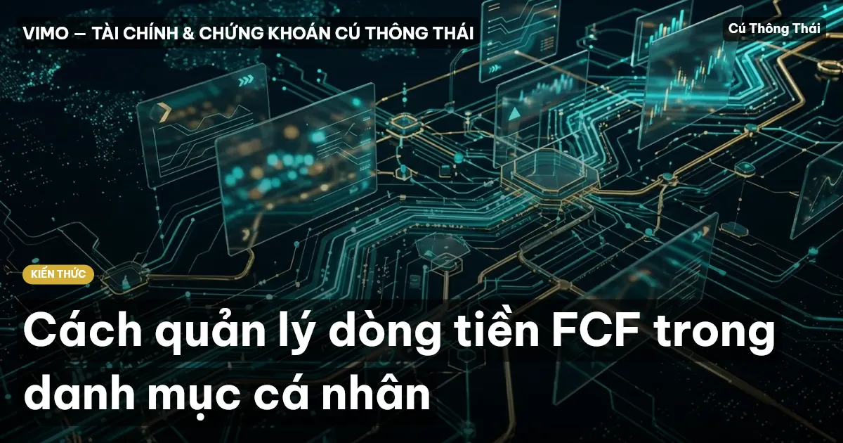 Cách quản lý dòng tiền FCF trong danh mục cá nhân