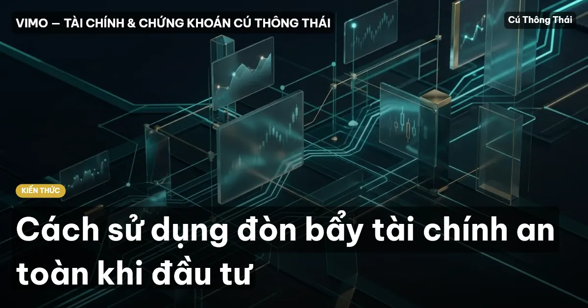 Cách sử dụng đòn bẩy tài chính an toàn khi đầu tư