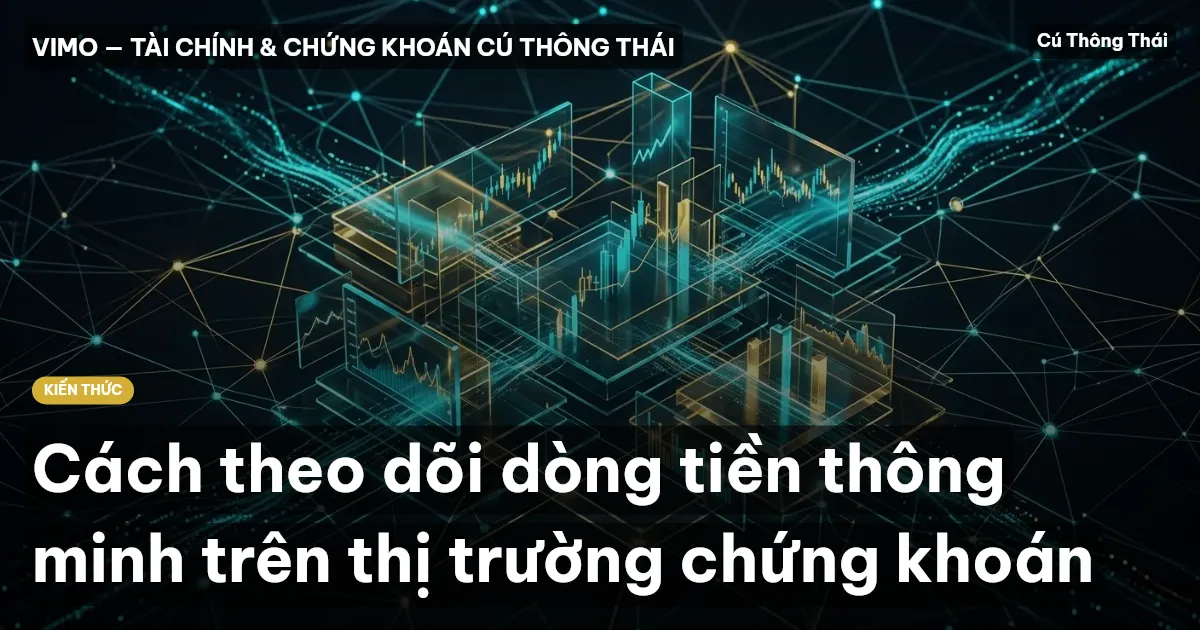 Cách theo dõi dòng tiền thông minh trên thị trường chứng khoán