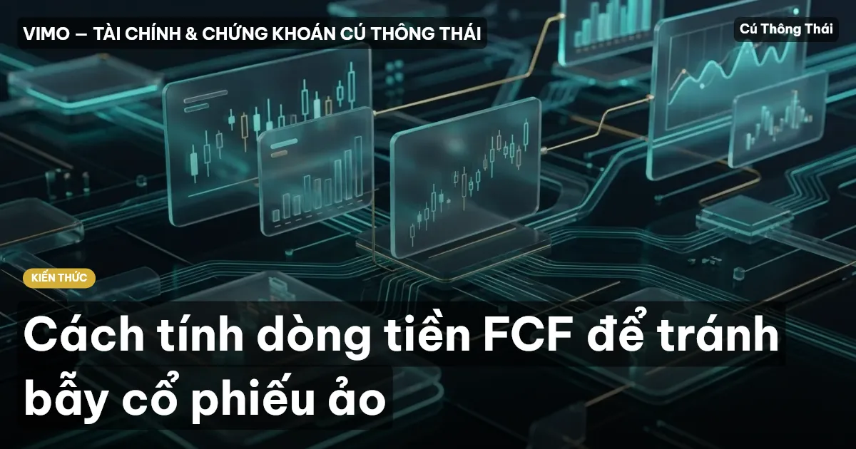 Cách tính dòng tiền FCF để tránh bẫy cổ phiếu ảo