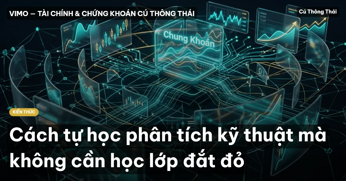 Cách tự học phân tích kỹ thuật mà không cần học lớp đắt đỏ