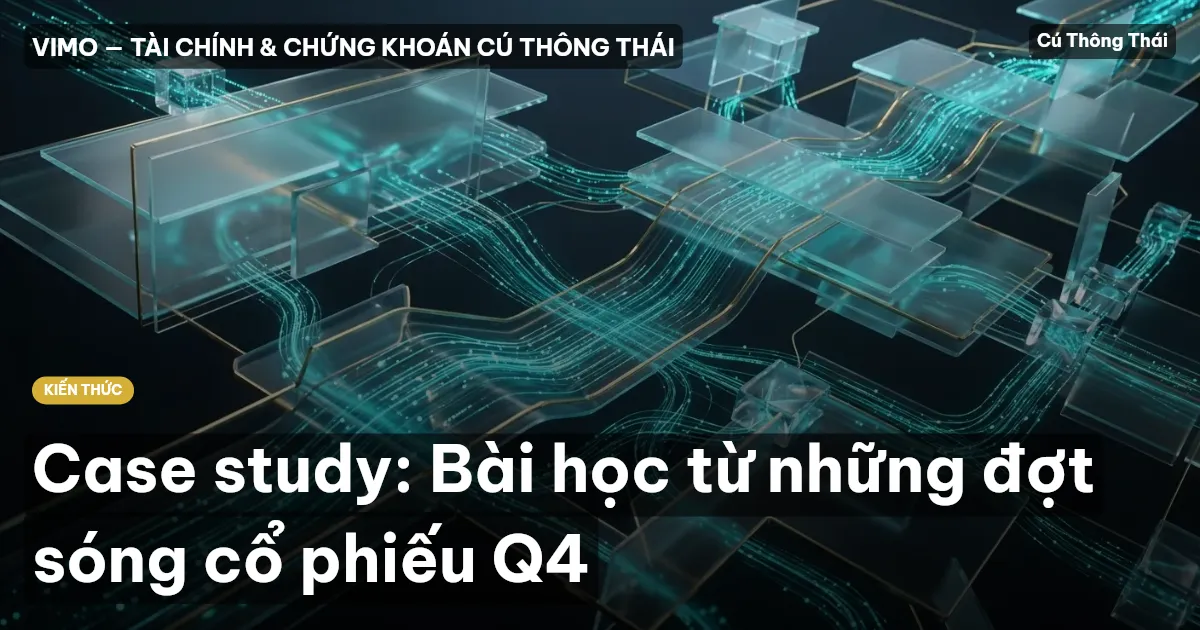 Case study: Bài học từ những đợt sóng cổ phiếu Q4