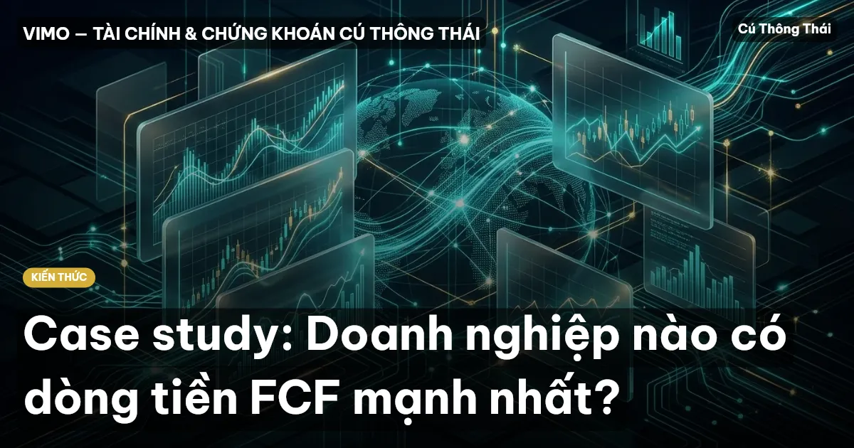 Case study: Doanh nghiệp nào có dòng tiền FCF mạnh nhất?