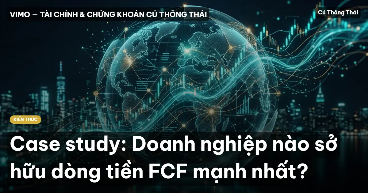 Case study: Doanh nghiệp nào sở hữu dòng tiền FCF mạnh nhất?