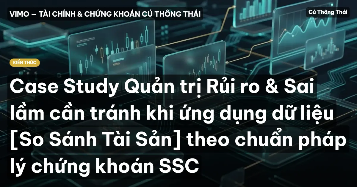 Case Study Quản trị Rủi ro & Sai lầm cần tránh khi ứng dụng dữ liệu [So Sánh Tài Sản] theo chuẩn pháp lý chứng khoán SSC
