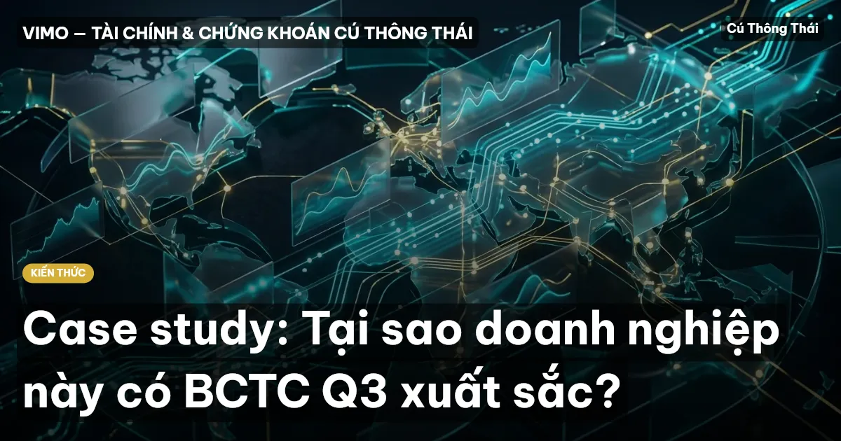 Case study: Tại sao doanh nghiệp này có BCTC Q3 xuất sắc?