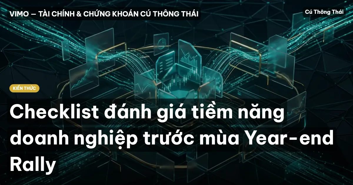 Checklist đánh giá tiềm năng doanh nghiệp trước mùa Year-end Rally