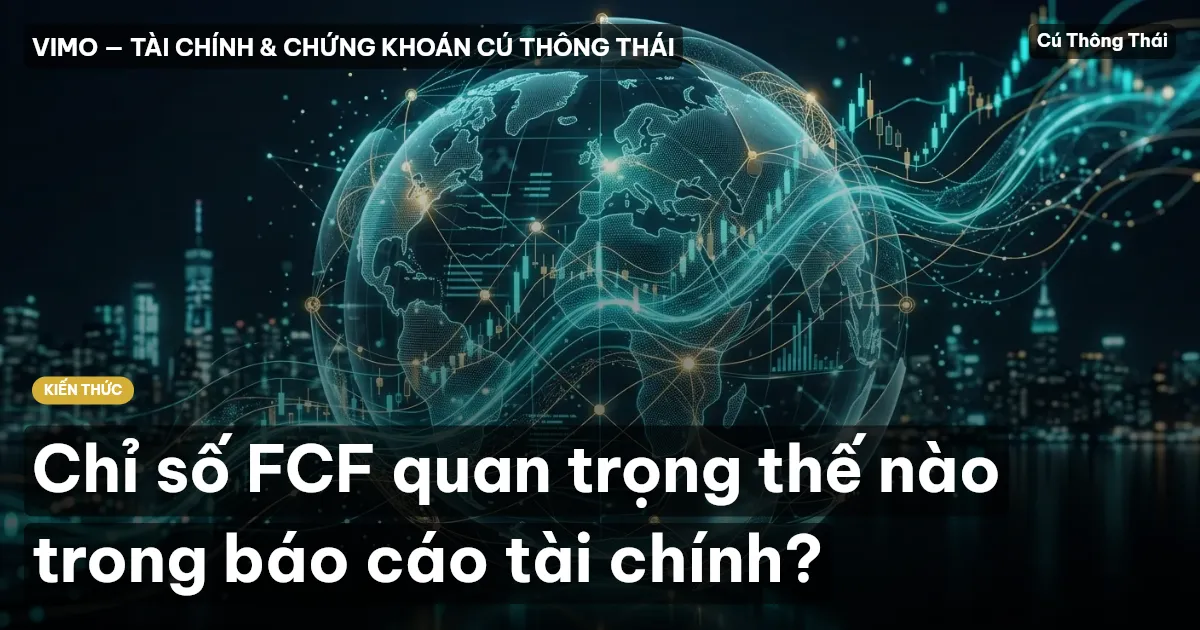 Chỉ số FCF quan trọng thế nào trong báo cáo tài chính?