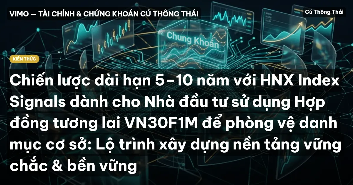 Chiến lược dài hạn 5–10 năm với HNX Index Signals dành cho Nhà đầu tư sử dụng Hợp đồng tương lai VN30F1M để phòng vệ danh mục cơ sở: Lộ trình xây dựng nền tảng vững chắc & bền vững
