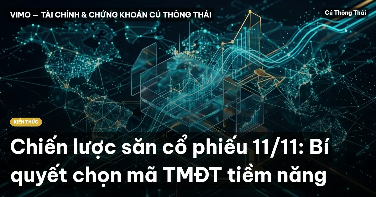 Chiến lược săn cổ phiếu 11/11: Bí quyết chọn mã TMĐT tiềm năng