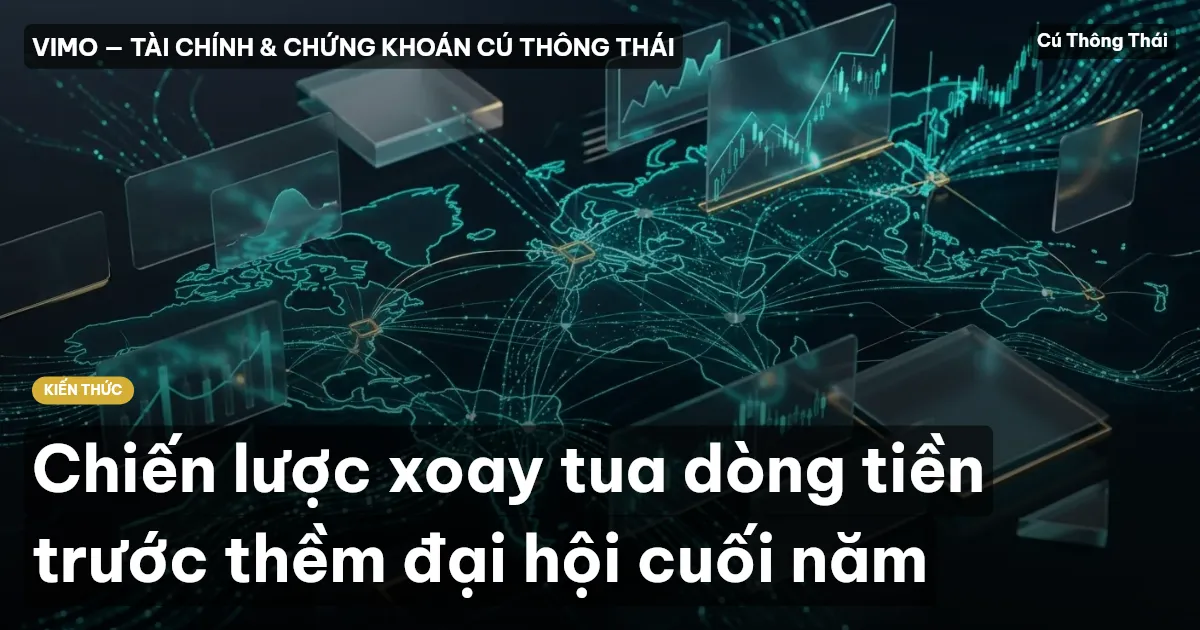 Chiến lược xoay tua dòng tiền trước thềm đại hội cuối năm