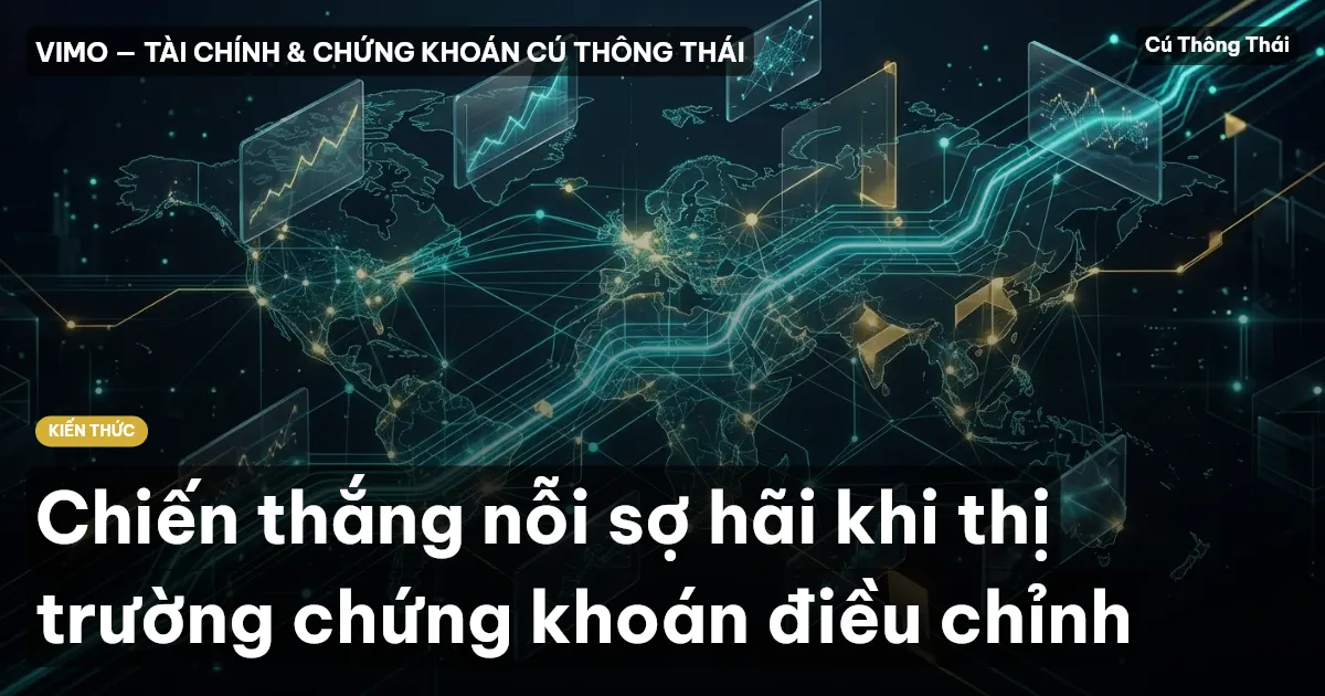 Chiến thắng nỗi sợ hãi khi thị trường chứng khoán điều chỉnh