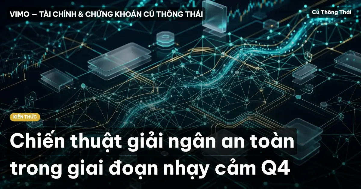 Chiến thuật giải ngân an toàn trong giai đoạn nhạy cảm Q4