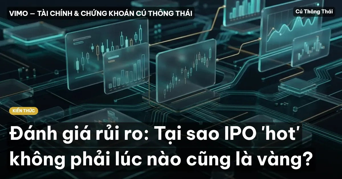 Đánh giá rủi ro: Tại sao IPO 'hot' không phải lúc nào cũng là vàng?