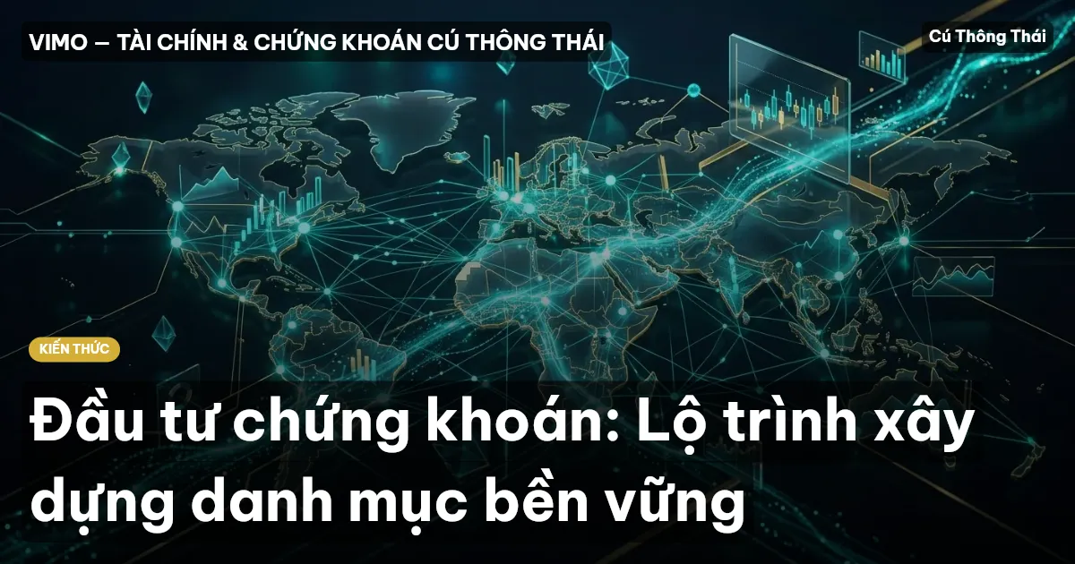 Đầu tư chứng khoán: Lộ trình xây dựng danh mục bền vững