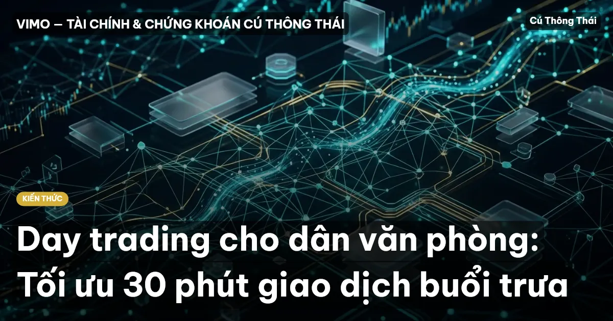 Day trading cho dân văn phòng: Tối ưu 30 phút giao dịch buổi trưa