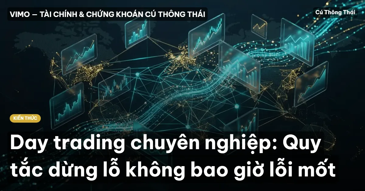 Day trading chuyên nghiệp: Quy tắc dừng lỗ không bao giờ lỗi mốt