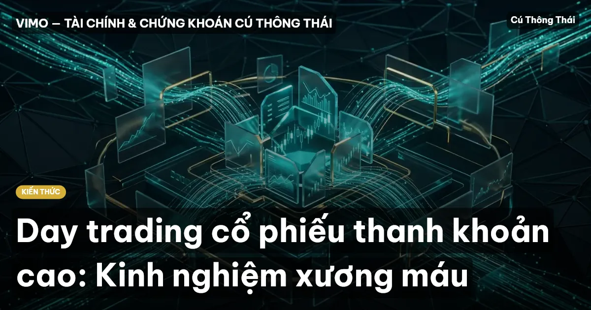 Day trading cổ phiếu thanh khoản cao: Kinh nghiệm xương máu