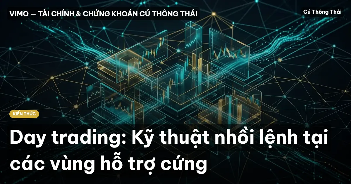 Day trading: Kỹ thuật nhồi lệnh tại các vùng hỗ trợ cứng