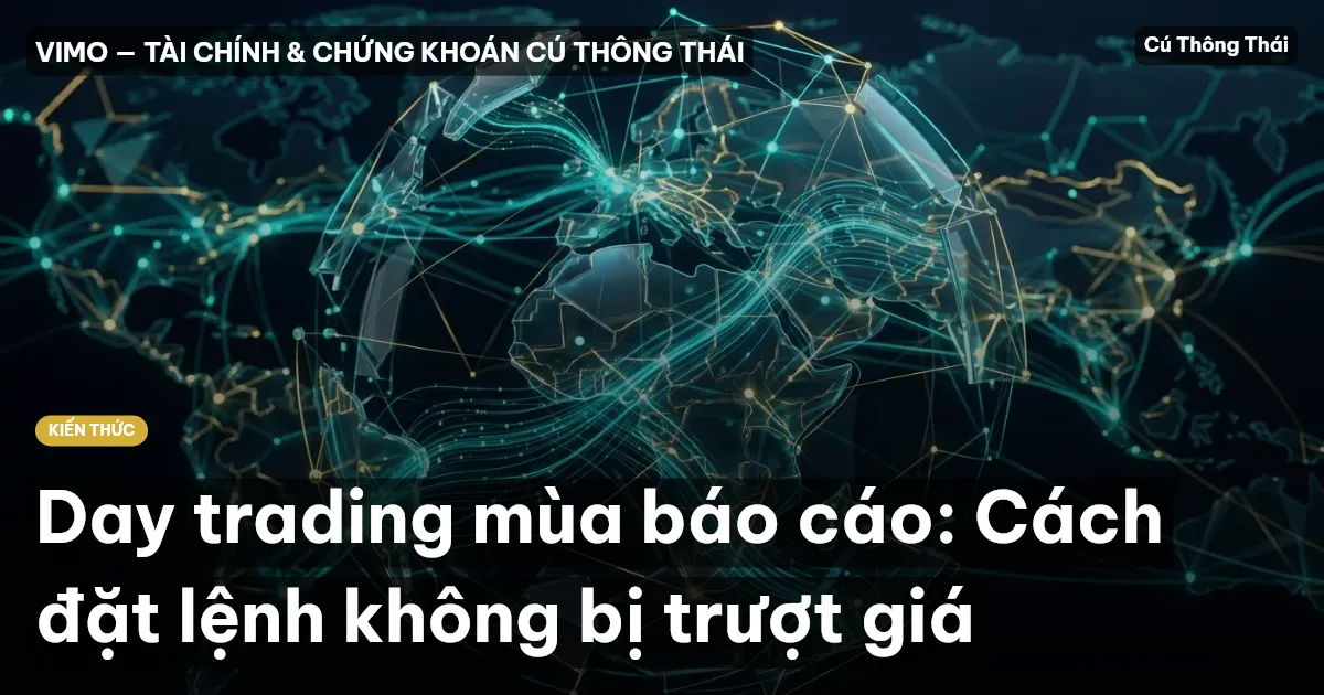 Day trading mùa báo cáo: Cách đặt lệnh không bị trượt giá