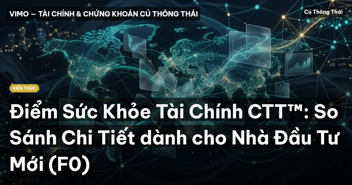 Điểm Sức Khỏe Tài Chính CTT™: So Sánh Chi Tiết dành cho Nhà Đầu Tư Mới (F0)