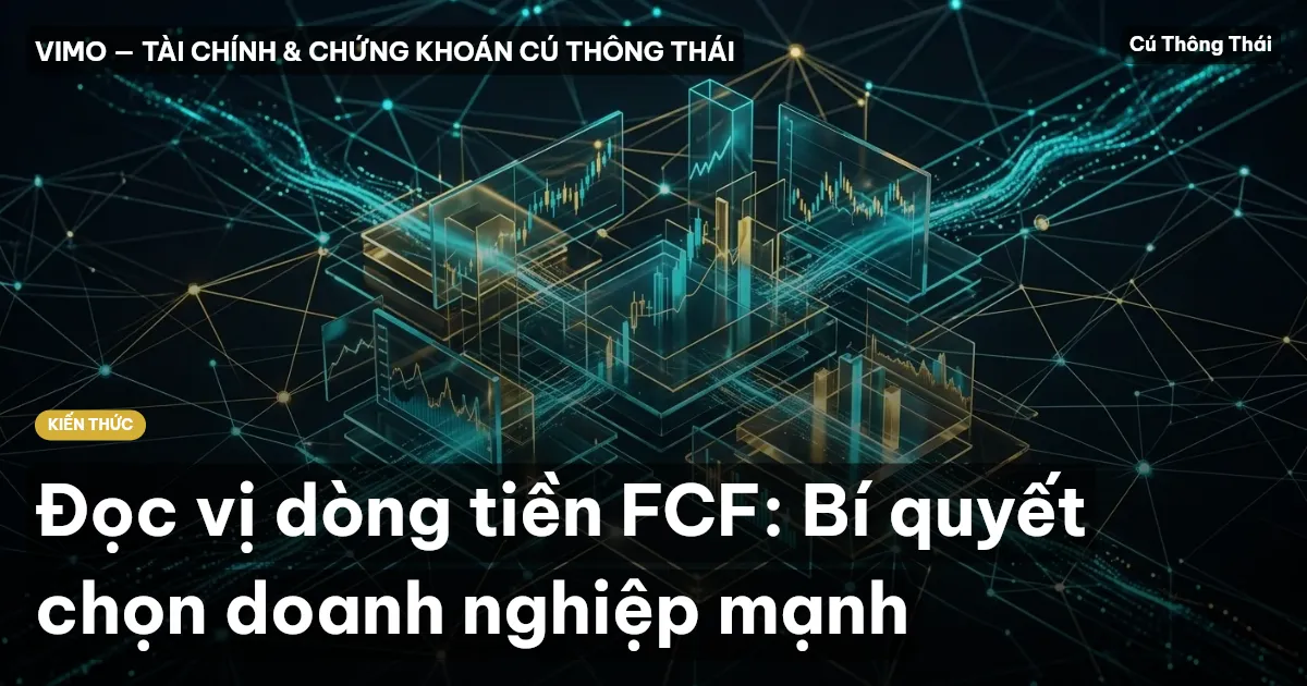 Đọc vị dòng tiền FCF: Bí quyết chọn doanh nghiệp mạnh