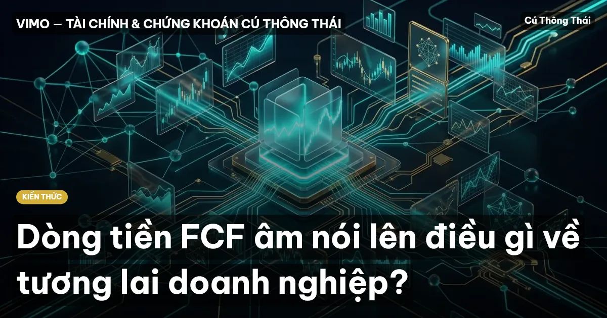Dòng tiền FCF âm nói lên điều gì về tương lai doanh nghiệp?