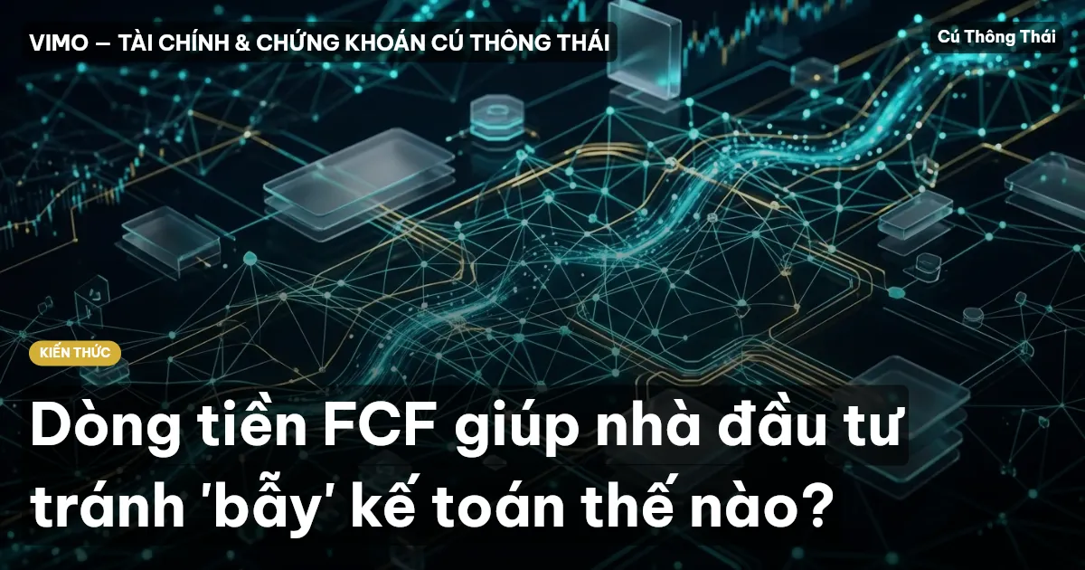 Dòng tiền FCF giúp nhà đầu tư tránh 'bẫy' kế toán thế nào?