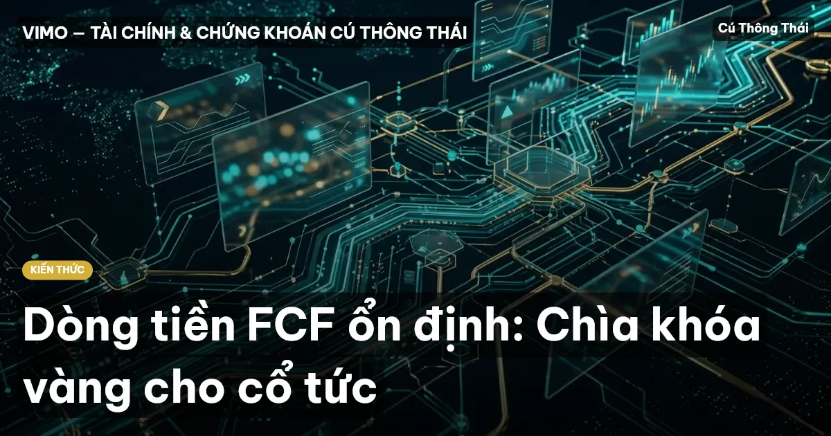 Dòng tiền FCF ổn định: Chìa khóa vàng cho cổ tức