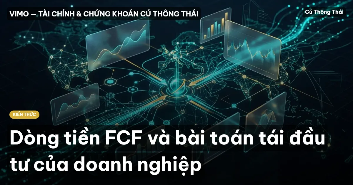 Dòng tiền FCF và bài toán tái đầu tư của doanh nghiệp