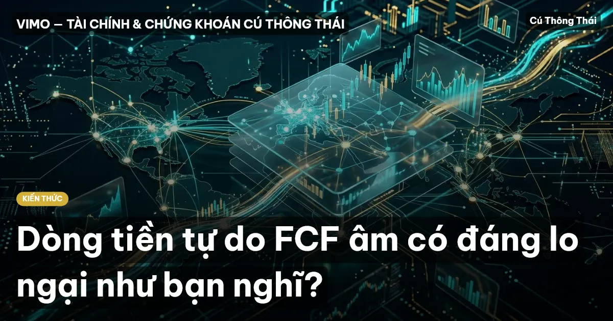 Dòng tiền tự do FCF âm có đáng lo ngại như bạn nghĩ?