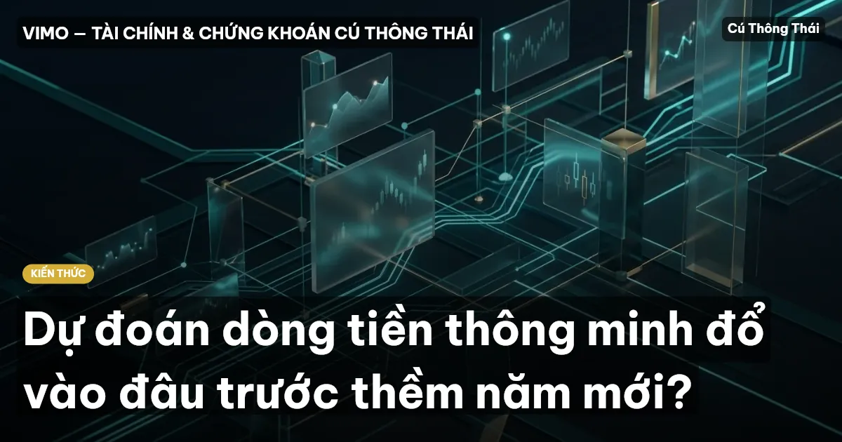 Dự đoán dòng tiền thông minh đổ vào đâu trước thềm năm mới?