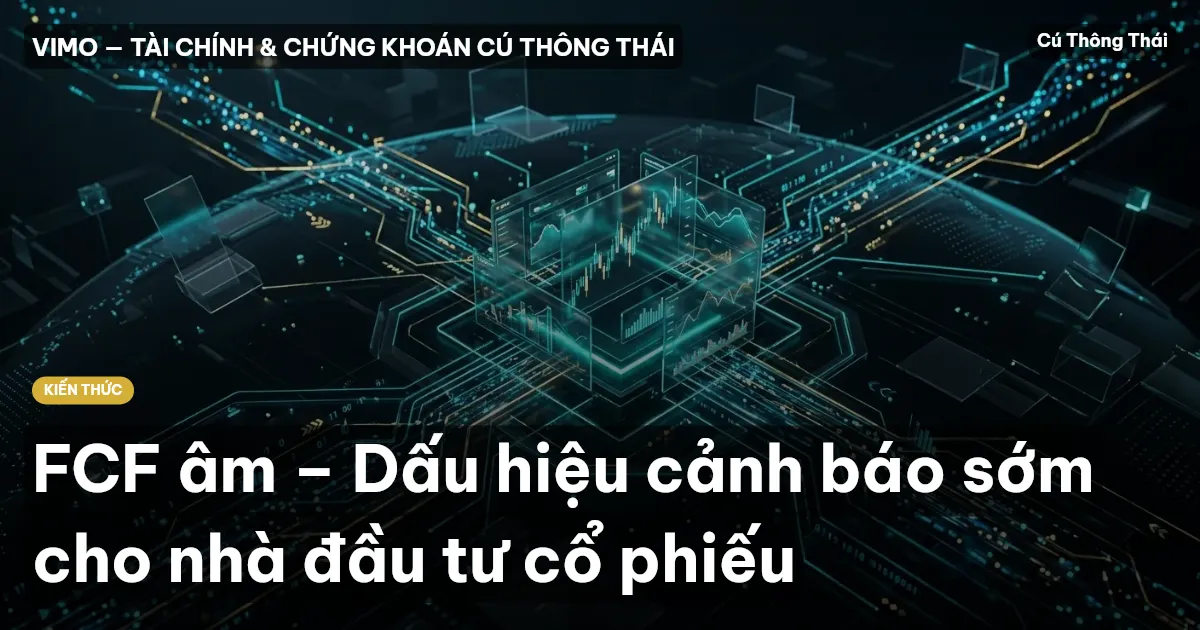 FCF âm – Dấu hiệu cảnh báo sớm cho nhà đầu tư cổ phiếu