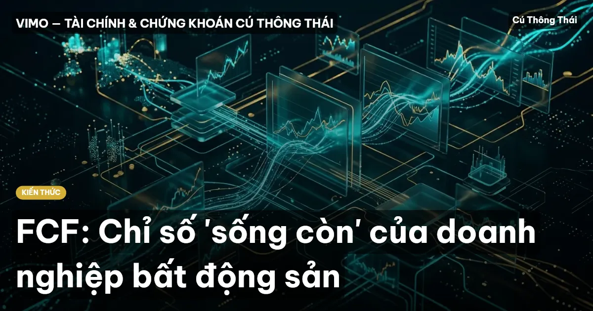 FCF: Chỉ số 'sống còn' của doanh nghiệp bất động sản