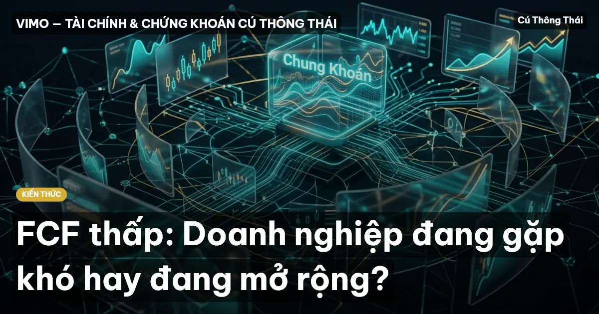 FCF thấp: Doanh nghiệp đang gặp khó hay đang mở rộng?