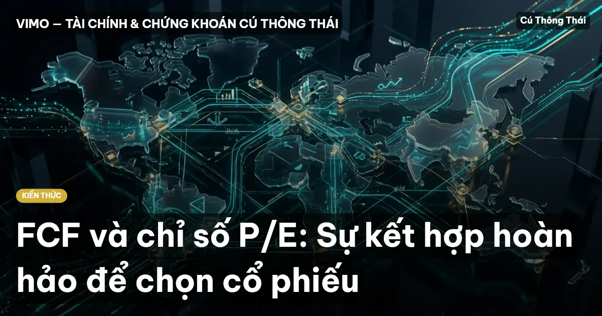 FCF và chỉ số P/E: Sự kết hợp hoàn hảo để chọn cổ phiếu