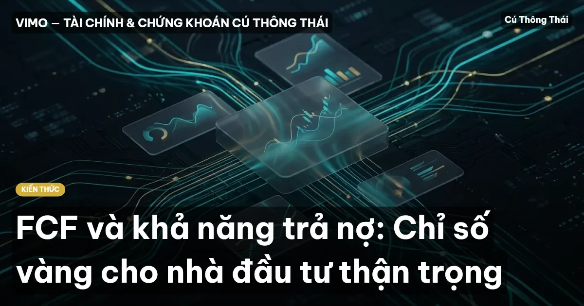 FCF và khả năng trả nợ: Chỉ số vàng cho nhà đầu tư thận trọng