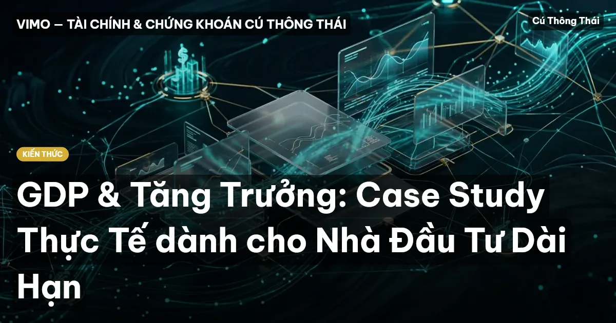 GDP & Tăng Trưởng: Case Study Thực Tế dành cho Nhà Đầu Tư Dài Hạn