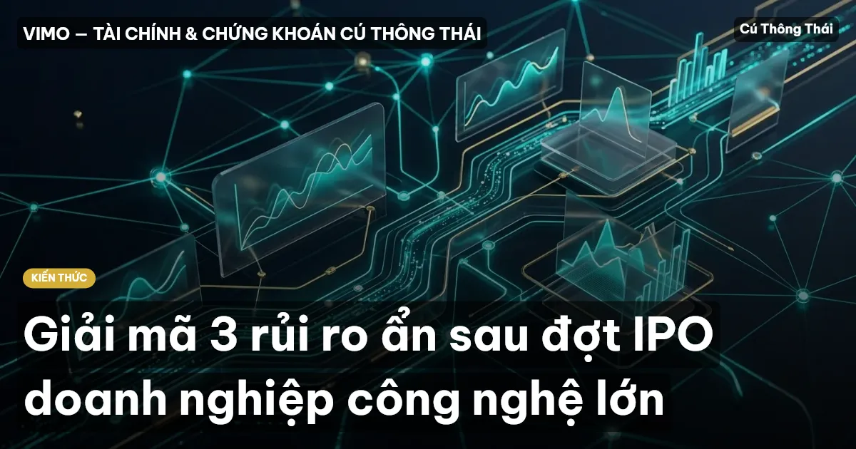 Giải mã 3 rủi ro ẩn sau đợt IPO doanh nghiệp công nghệ lớn