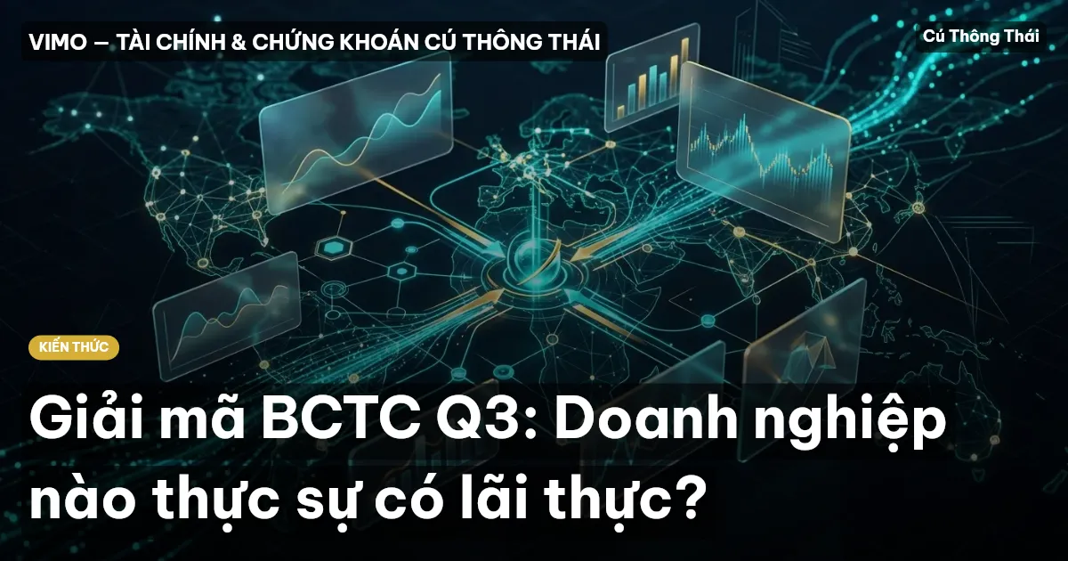 Giải mã BCTC Q3: Doanh nghiệp nào thực sự có lãi thực?