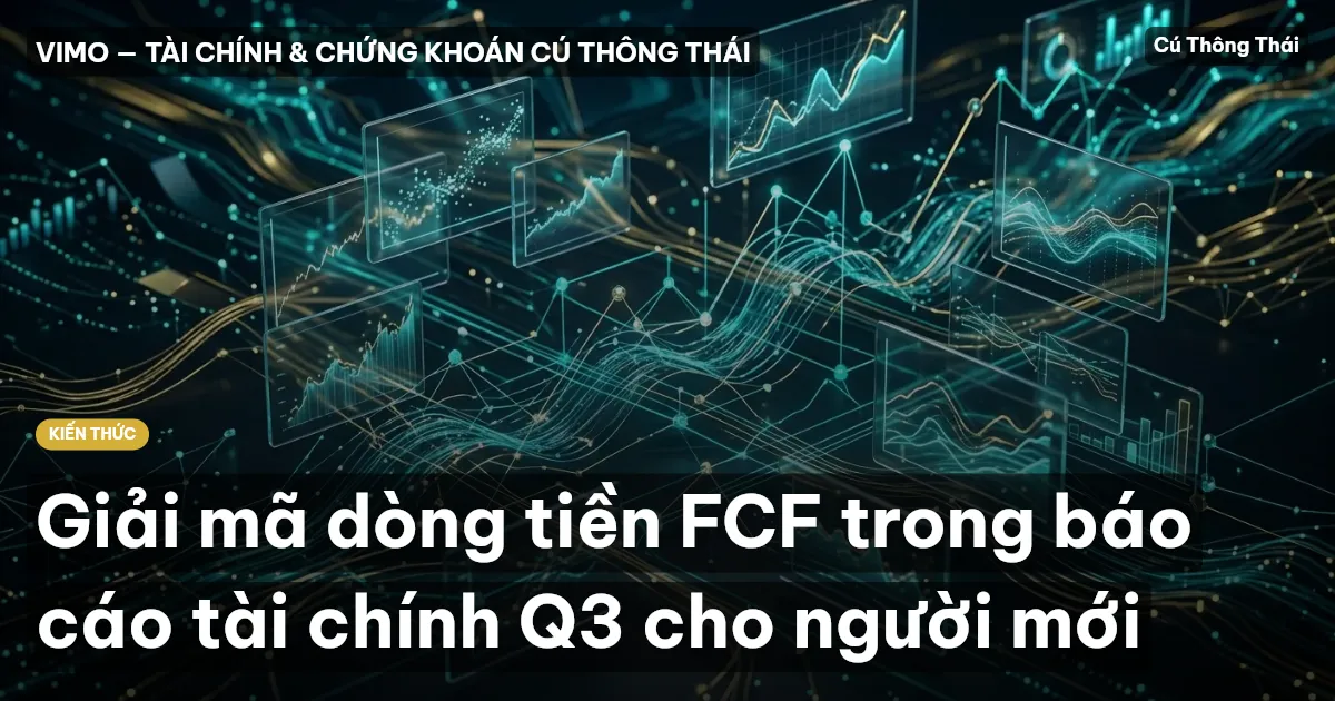 Giải mã dòng tiền FCF trong báo cáo tài chính Q3 cho người mới