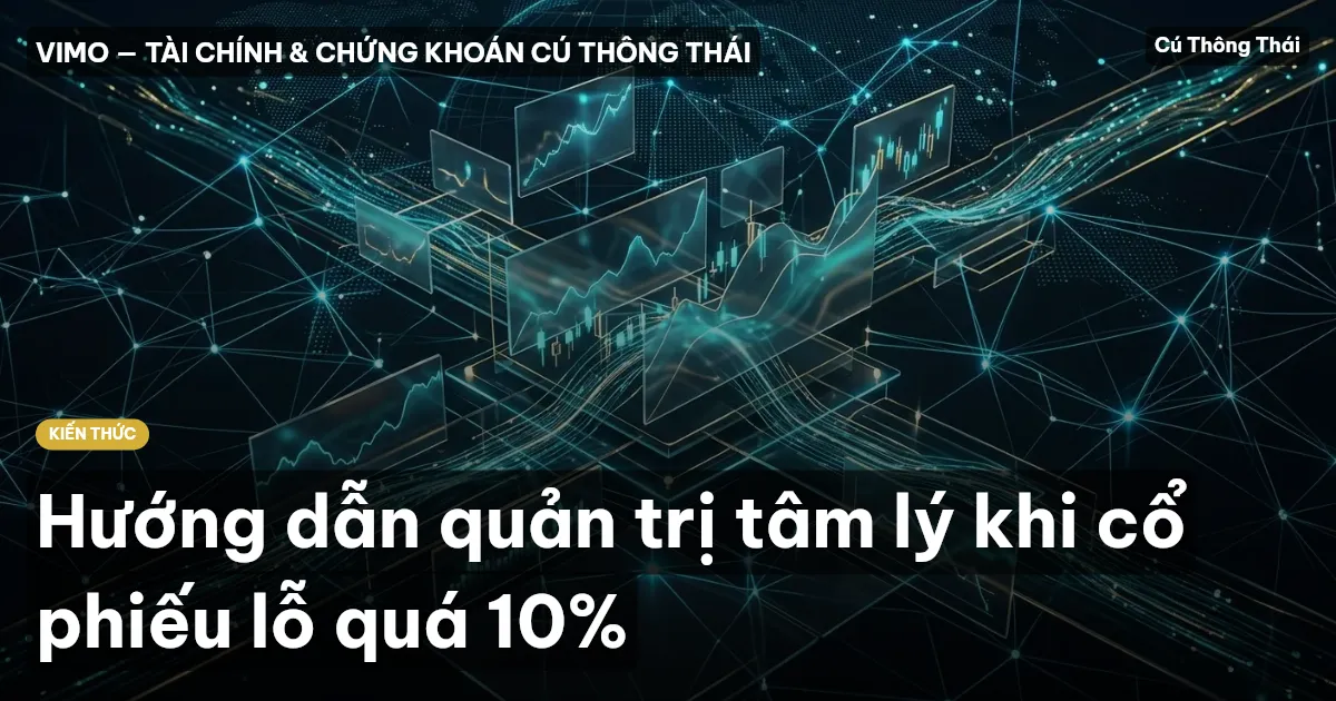 Hướng dẫn quản trị tâm lý khi cổ phiếu lỗ quá 10%