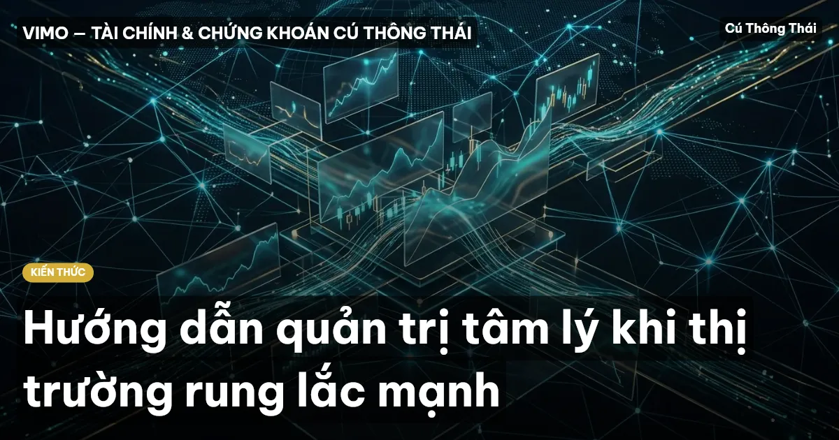 Hướng dẫn quản trị tâm lý khi thị trường rung lắc mạnh