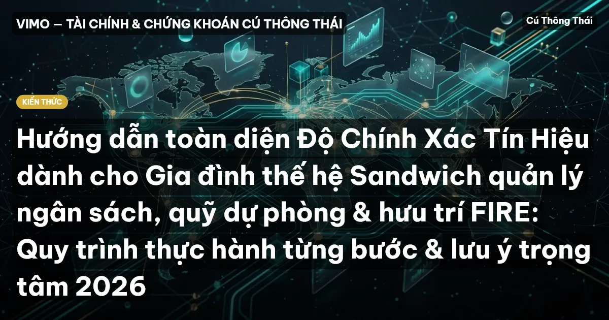 Hướng dẫn toàn diện Độ Chính Xác Tín Hiệu dành cho Gia đình thế hệ Sandwich quản lý ngân sách, quỹ dự phòng & hưu trí FIRE: Quy trình thực hành từng bước & lưu ý trọng tâm 2026