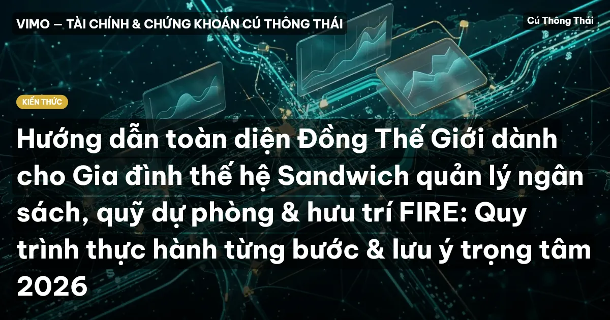 Hướng dẫn toàn diện Đồng Thế Giới dành cho Gia đình thế hệ Sandwich quản lý ngân sách, quỹ dự phòng & hưu trí FIRE: Quy trình thực hành từng bước & lưu ý trọng tâm 2026