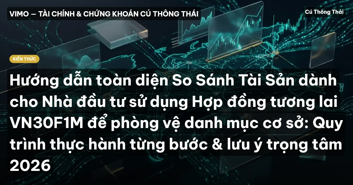 Hướng dẫn toàn diện So Sánh Tài Sản dành cho Nhà đầu tư sử dụng Hợp đồng tương lai VN30F1M để phòng vệ danh mục cơ sở: Quy trình thực hành từng bước & lưu ý trọng tâm 2026