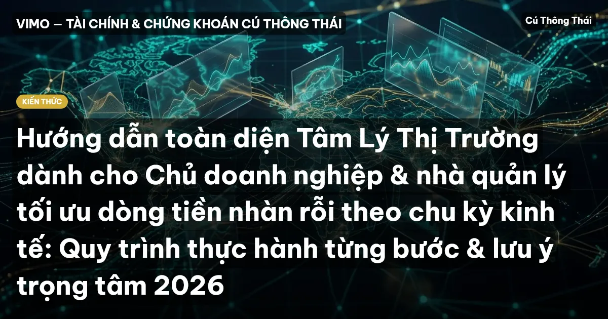 Hướng dẫn toàn diện Tâm Lý Thị Trường dành cho Chủ doanh nghiệp & nhà quản lý tối ưu dòng tiền nhàn rỗi theo chu kỳ kinh tế: Quy trình thực hành từng bước & lưu ý trọng tâm 2026