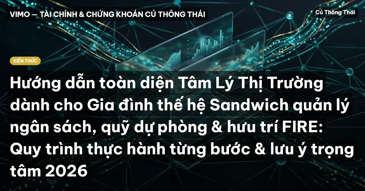 Hướng dẫn toàn diện Tâm Lý Thị Trường dành cho Gia đình thế hệ Sandwich quản lý ngân sách, quỹ dự phòng & hưu trí FIRE: Quy trình thực hành từng bước & lưu ý trọng tâm 2026