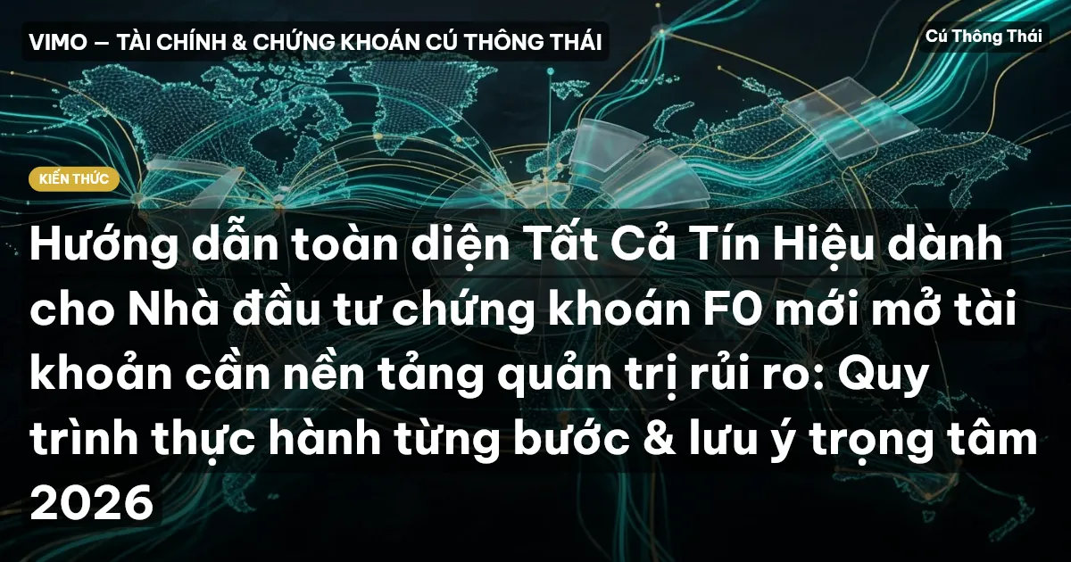 Hướng dẫn toàn diện Tất Cả Tín Hiệu dành cho Nhà đầu tư chứng khoán F0 mới mở tài khoản cần nền tảng quản trị rủi ro: Quy trình thực hành từng bước & lưu ý trọng tâm 2026